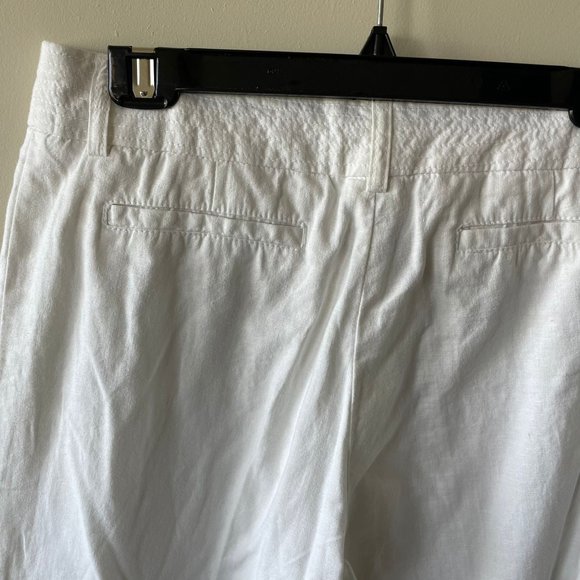 White Linen Pants - Picture 6 of 7